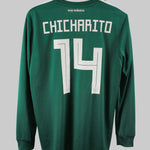 Mexico 2018-19 Chicharito Long Sleeve Home Kit (L)