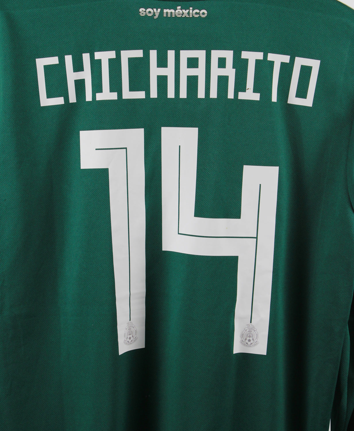 Mexico 2018-19 Chicharito Long Sleeve Home Kit (L)