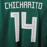 Mexico 2018-19 Chicharito Long Sleeve Home Kit (L)