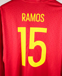 Spain 2016 Ramos Home Kit Long Sleeve (XL)