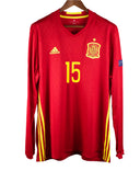 Spain 2016 Ramos Home Kit Long Sleeve (XL)