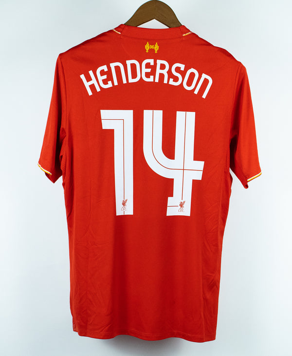 Liverpool 2015-16 Henderson Home Kit (M)