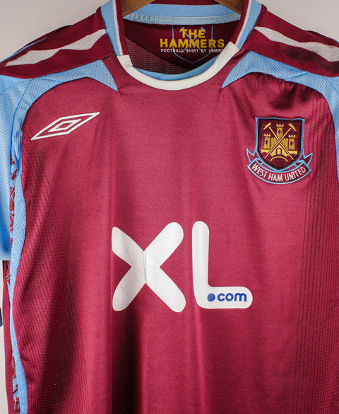 West Ham 2007-08 Parker Home Kit (M)