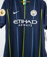 Manchester City 2018-19 De Bruyne Player Issue Away Kit (XL)