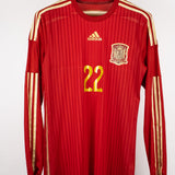 Spain 2014 Isco Long Sleeve Player Issue Home Kit (M)