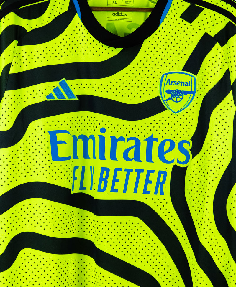 Arsenal 2023-24 Odegaard Away Kit W/ Tags (XL)