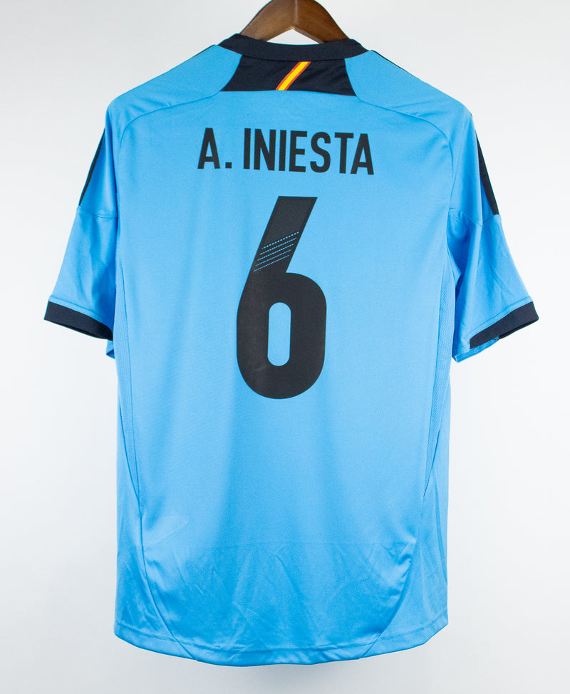 Spain 2012 A. Iniesta Away Kit W/ Tags (M)