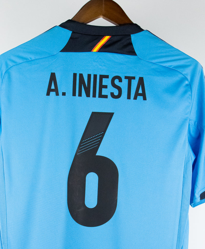 Spain 2012 A. Iniesta Away Kit W/ Tags (M)