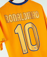 Barcelona 2006-07 Ronaldinho Away Fan Kit (XL)