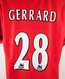 Liverpool 1998-00 Gerrard Home Kit W/ Tags (XL)