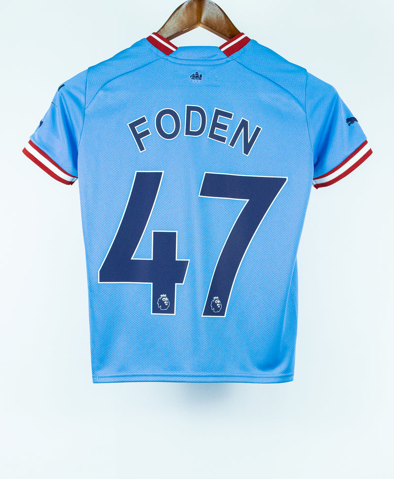 Manchester City 2022-23 Foden Home Kit (YM)