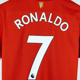 Manchester United 2021-22 Ronaldo Home Kit (L)