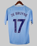 Manchester City 2017-18 De Bruyne Home Kit (M)