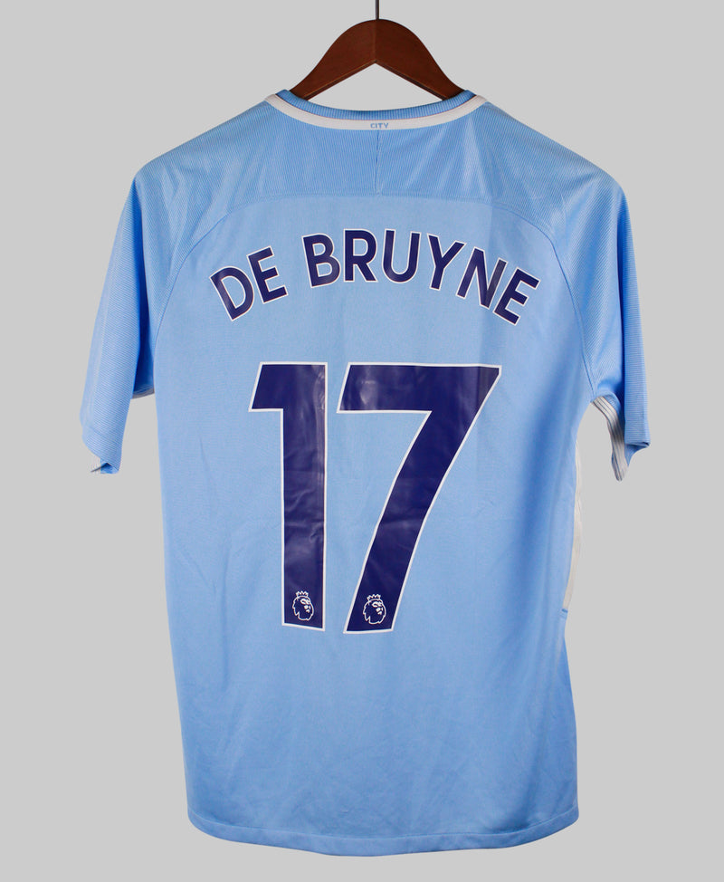Manchester City 2017-18 De Bruyne Home Kit (M)
