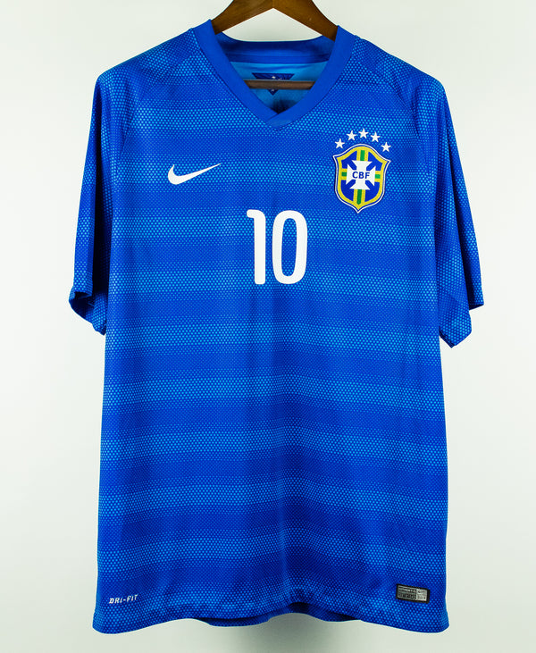 Brazil 2014 Neymar Jr Away Kit (XL)