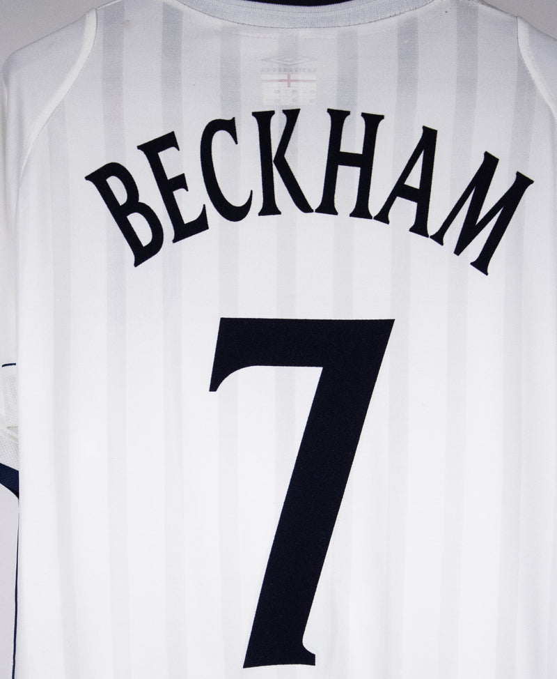 England 2002 Beckham Home Kit (XL)