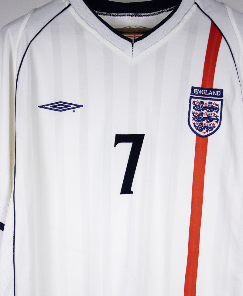 England 2002 Beckham Home Kit (XL)