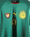 Airbrushed Cameroon 2004-05 Eto'o Home Kit (2XL)