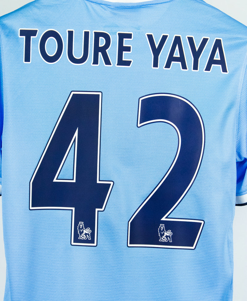 Manchester City 2013-14 Yaya Toure Home Kit (S)