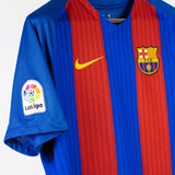 Barcelona 2016-17 Messi Home Kit (L)