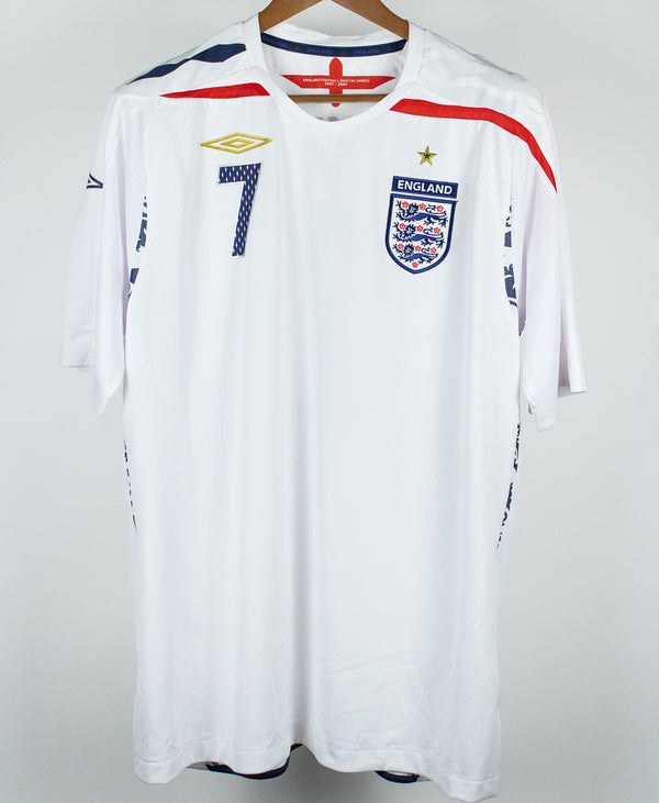 England 2008 Beckham Home Kit (XL)