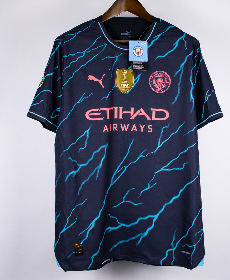 Manchester City 2023-24 Bernardo Player Issue Away Kit  (XL)