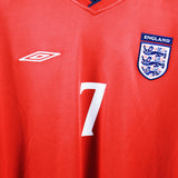 England 2002-03 Beckham Away Kit (L)