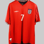 England 2002-03 Beckham Away Kit (L)