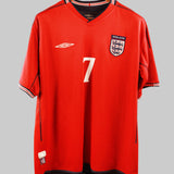 England 2002-03 Beckham Away Kit (L)