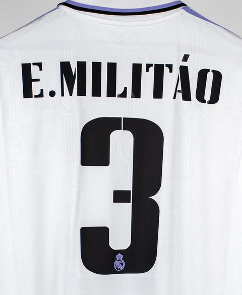 Real Madrid 2022-23 E. Militao Home Kit W/ Tags (L)