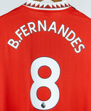 Manchester United 2022-23 B. Fernandes Long Sleeve Home Kit W/ Tags (XL)