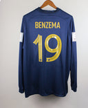 France 2022 Benzema Long Sleeve Home Kit (2XL)
