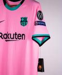 Barcelona 2020-21 Messi Player Issue Third Kit (XL)