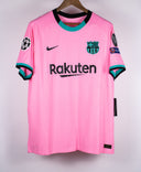Barcelona 2020-21 Messi Player Issue Third Kit (XL)