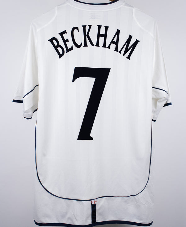 England 2002 Beckham Home Kit (XL)