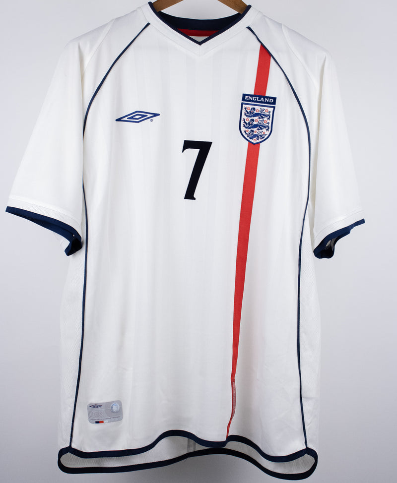 England 2002 Beckham Home Kit (XL)