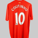 Liverpool 2015-16 Coutinho  Home Kit  (XL)