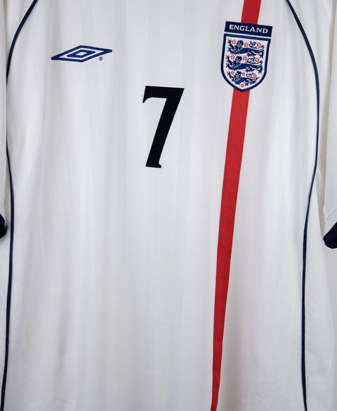 England 2002 Beckham Home Kit (XL)