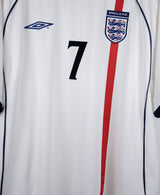 England 2002 Beckham Home Kit (XL)