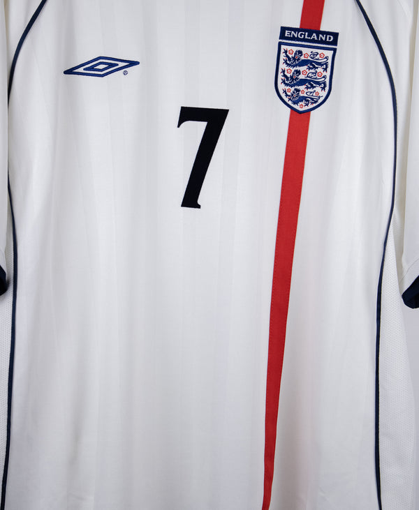 England 2002 Beckham Home Kit (XL)