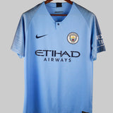 Manchester City 2018-19 Kun Aguero Home Kit (L)