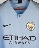 Manchester City 2018-19 Kun Aguero Home Kit (L)
