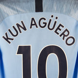 Manchester City 2018-19 Kun Aguero Home Kit (L)