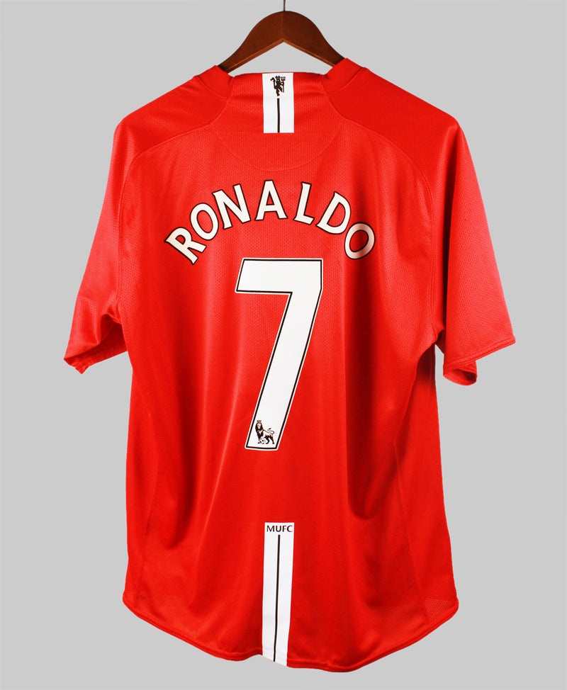 Manchester United 2007-08 Ronaldo Home Kit (2XL)
