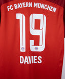 Bayern Munchen 2021-22 Davies Home Kit (XL)