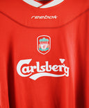 Liverpool 2002-03 Owen Long Sleeve Home Kit  (XL)
