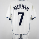 England 2002 Beckham Home Kit (L)