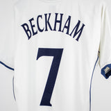 England 2002 Beckham Home Kit (L)