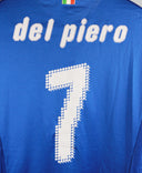 Italy 2007-08 Del Piero Long Sleeve Home Kit (L)