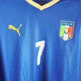 Italy 2007-08 Del Piero Long Sleeve Home Kit (L)